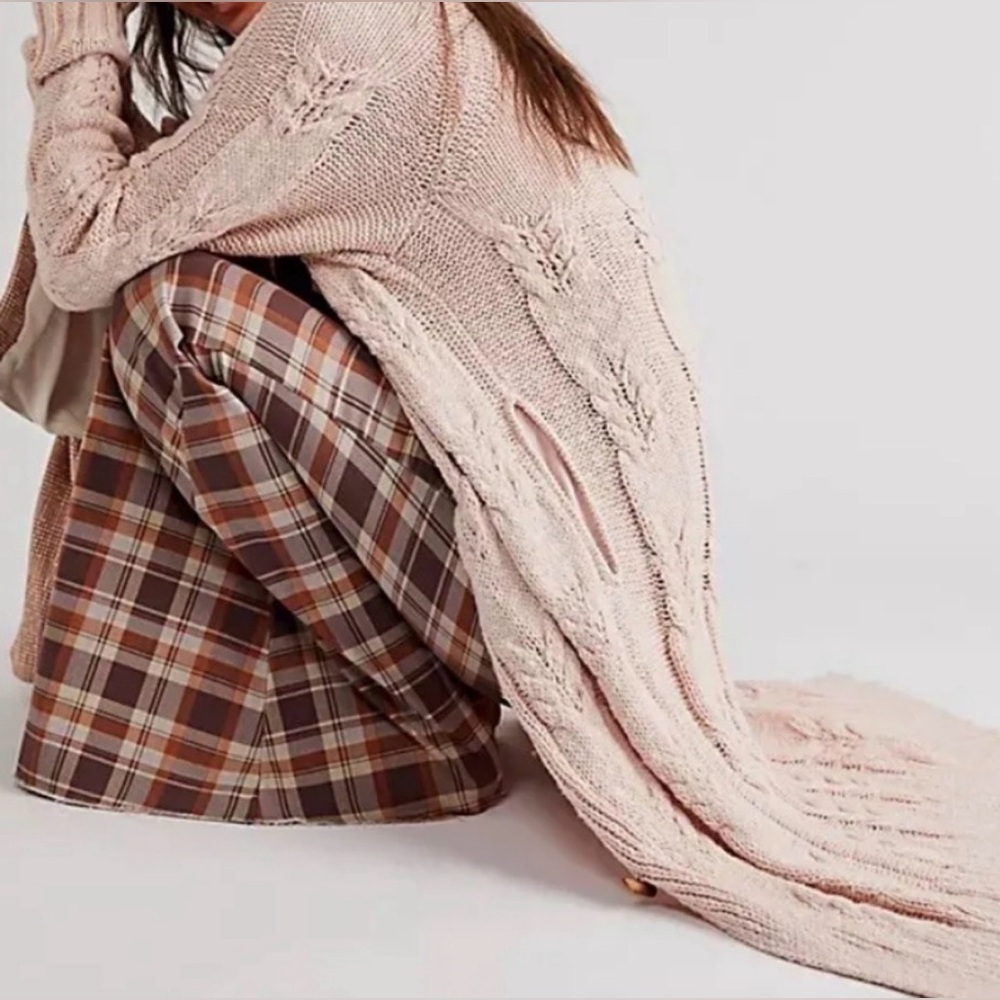 Free People Blush Cable Knit Cardigan - Picture 3 of 9